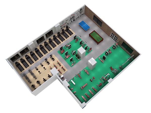 1000平方健身房配置方案-广西huatihui体育健身器材有限公司 1000平方健身房配置方案-广西huatihui体育健身器材有限公司