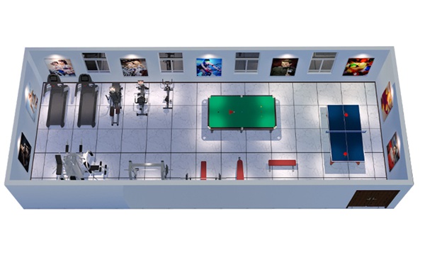 100平方健身房配置方案-广西huatihui体育健身器材有限公司