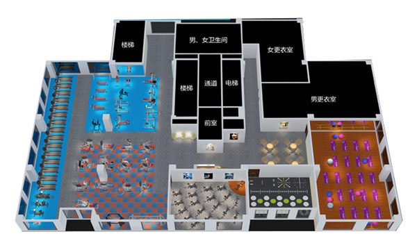 1500平方健身房配置方案-广西huatihui体育健身器材有限公司 1500平方健身房配置方案-广西huatihui体育健身器材有限公司