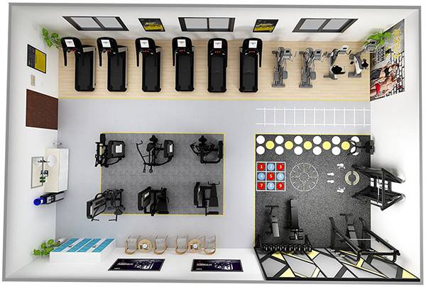 120平方健身房配置方案-广西huatihui体育健身器材有限公司 120平方健身房配置方案-广西huatihui体育健身器材有限公司